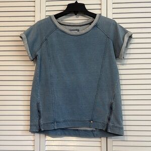 Wrap London Blue Relaxed Boxy Tee